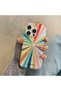 Dazzling Stars Rainbow Effect Glitter Star Detailed Aesthetic Shiny Phone Case Compatible with iPhone 13 - 4