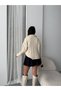 Women's Zippered Half Fisherman Hair Braid Sweater - 4