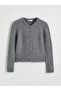 Esvab • Modern & Distinctive Zero Roba Collar Wool Blend Women's Knitwear Cardigan - 6