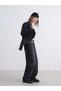 Two Mt Shop Quality Xside Black Denim Straight Wideleg High Waist Wide Leg Women's Jean Pants