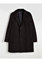 Özmarka New Season Standard Fit Jacket Collar Men's Cashmere Coat - 7
