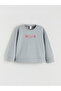 Gray Crew Neck Girls' Sweatshirt and Pants (S6) - 4