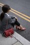 Women's Hand and Shoulder Bag with Removable Chain Strap
