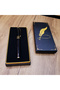 Black Patterned Metal Pen