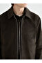 Nevavm Standard Fit Shirt Collar Velvet Men's Coat with a Difference - 3