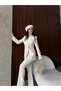 Single Button Asymmetric Jacket Pants Set - 4