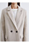 Lcw Visionbej Double-Breasted Collar Women's Cashmere Blazer Jacket - 4