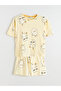Lcw Young Yellow Chick Printed Women's Shorts Pajama Set - 5