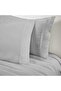King Bed Sheets Set, 500 TC, 4 Piece, Microfiber, 41 cm Pockets, Wrinkle Free (Light Gray) - 4