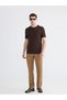 Lcwaikiki Classic Brown Standard Fit Gabardine Men's Chino Pants