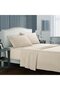 King Bed Sheets Set, 500 TC, 4 Piece, Microfiber, 41 cm Pockets, Wrinkle Free (Beige)