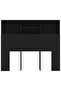 Headboard Cabinet | Black | Engineered Wood | Medium | Headboard Cabinet - 4