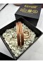 Raw Pure Copper Elegant 2-Piece Ayetel Kürsi Ring Set with Zeolite Stone Copper Bracelet-In Gift Box - 3
