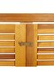 Single Garbage Bin Shed 70x89x117 cm Solid Wood Acacia - 5