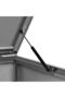 Double Wheelie Bin Shed 138x77.5x112.5 cm Stainless Steel - 7