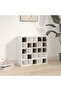 Wine Cabinet White 56x25x56 cm Solid Wood Pine