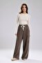 Women's Washable Laser-Burnt Hooded Design Pants - 4