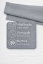 Velvet Textured Gray Color Throw Pillow Cover (1 Piece) - 3
