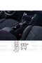 Peugeot 208 and E-208 Compatible Gear Shift Surround Piano Black Tpu Protector Set of 6 - 2
