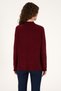 Women's Burgundy Sweater 50272031-Vr014 - 5