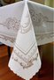 Lotus Seamless Tablecloth 120X150 cm Brown - 4
