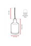 Tree Lantern for Garden and Decorative Purposes, E-27 Standard Lamp Holder Compatible, Red Color (Bulb Not Included) - 4