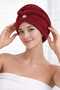 Women's Hair Cap / Hair Towel Elastic, Buttoned, Microfiber (7 Colors) Bath Towel Quick Drying - 4
