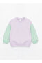 Lcw Kids Lilac Crew Neck Long Sleeve Printed Girls' Sweatshirt 2-Pack - 3