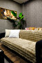 Plush Sofa Cover Shawl Fluffy Bubble Brown Multi-Purpose Diamond Pattern 170X210 cm - 2