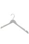 Premium Quality 6-Pack White Plastic Hangers - Durable Clothing, Shirt, and T-Shirt Hangers - 5