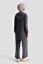 Hooded Knitted Suit 25Kd4386 Black - 4