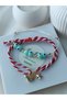 Kartli Swallow Bird Mint Green Evil Eye Bead Marteniçka Lucky Bracelet Friendship Women's Bracelet - 5