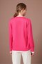 Women's Ribbed Detailed Sweater Fuchsia 25290 - 5