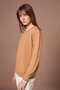 Women's Ribbed Detailed Sweater Biscuit 25290 - 3