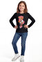 T-Shirt for Girls Long Sleeve Printed B1