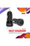 UX-C60 Car Charger with Dual USB Port | 60W Fast Charging with Cable | White - 2