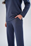 Women's Famous High Quality Plus Size Modal Fabric V-Neck Bottom-Top Set - 1003 - 2