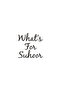 Ramadan Cotton Hand Towel - What's for Suhoor Design - 2
