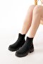 Zri̇n-868-2005 Premium Black Emerald Elastic Daily Women's Boots - 2