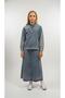 Girl's Casual Denim Suit with Long Skirt, Hijab Model-Aüt-3042