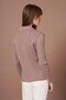Women's Corded Fabric V-Neck Cardigan Milk Coffee 25021 - 5