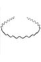2 Pieces Zigzag Curved Swivel Metal Wire Crown Buckle for Women Men Athlete Crown with Spring - 2