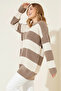 Casual Thick Knitwear R4511 Mink - 2