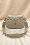 Women's Quilted Crossbody Bag - Shoulder Bag with Strap - 5