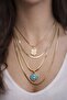 4 Pieces Steel Pendant Design Lucky Combination - 3