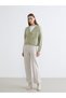 Lcw Comfort Green V-Neck Women's Knitwear Cardigan - 2