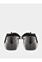 Black Patent Ballerinas with Flower Detail - 4