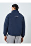 Men Navy Solid Zip-Up Regular Jacket - 6