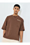 Men Pocket Print Front Panel Washed Boxy T-Shirt