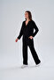 Women's Famous High Quality Plus Size Modal Fabric High Neck Bottom-Top Set - 1004 - 2